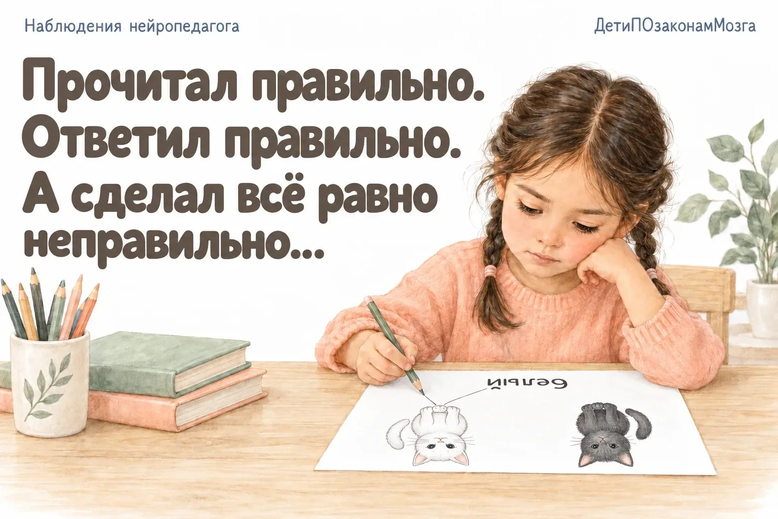Прочитал правильно. Ответил правильно. А сделал всё равно неправильно…