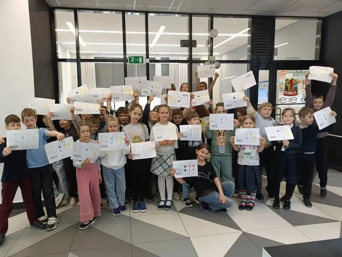 Первоклассники завершили годовой конкурс «Первоклашки в деле»  ✅ Ученики 1 «Б» класса завершили выпо