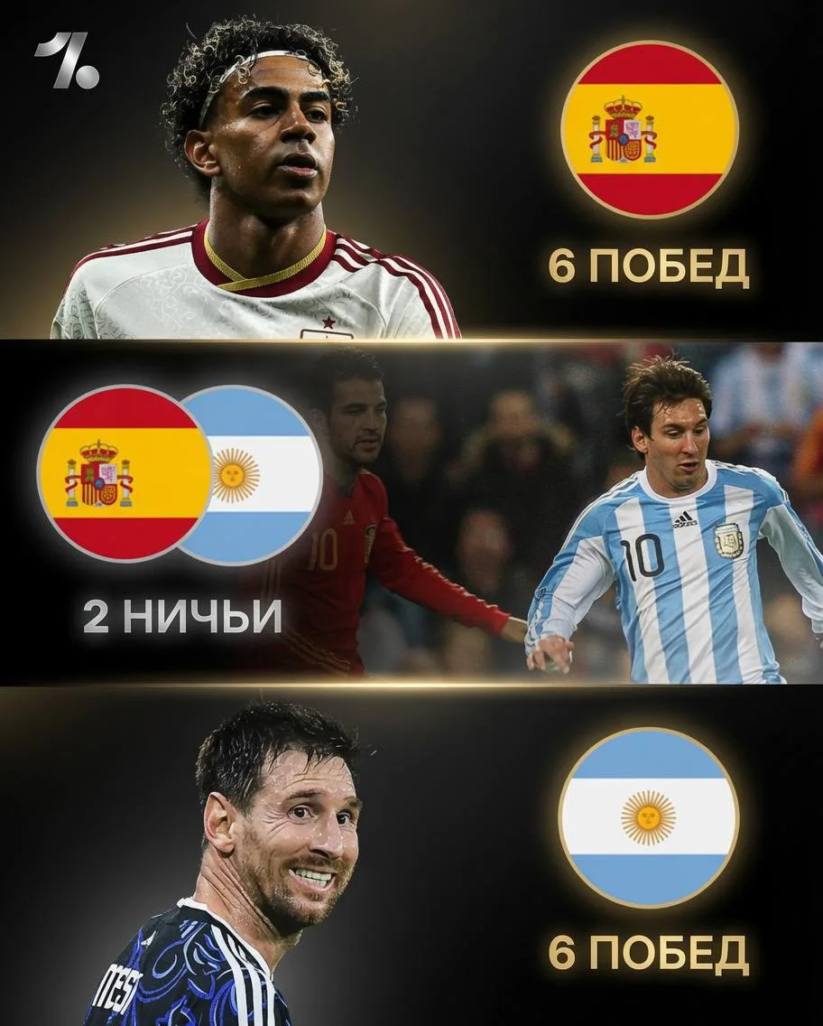 🇪🇸🇦🇷История личных противостояний между Испанией и Аргентиной в преддверии финала ЧМ