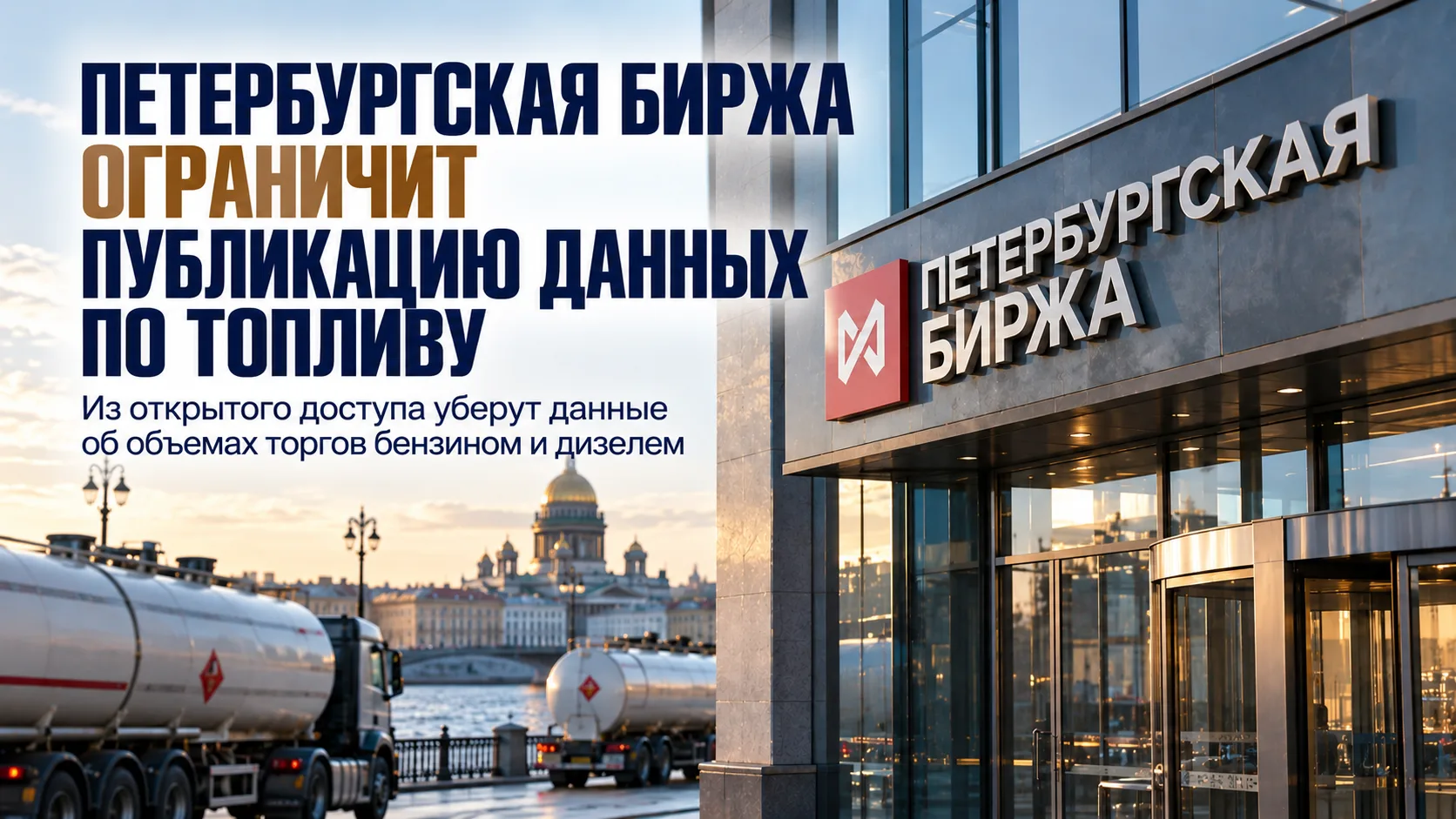Петербургская биржа ограничит публикацию данных по топливу