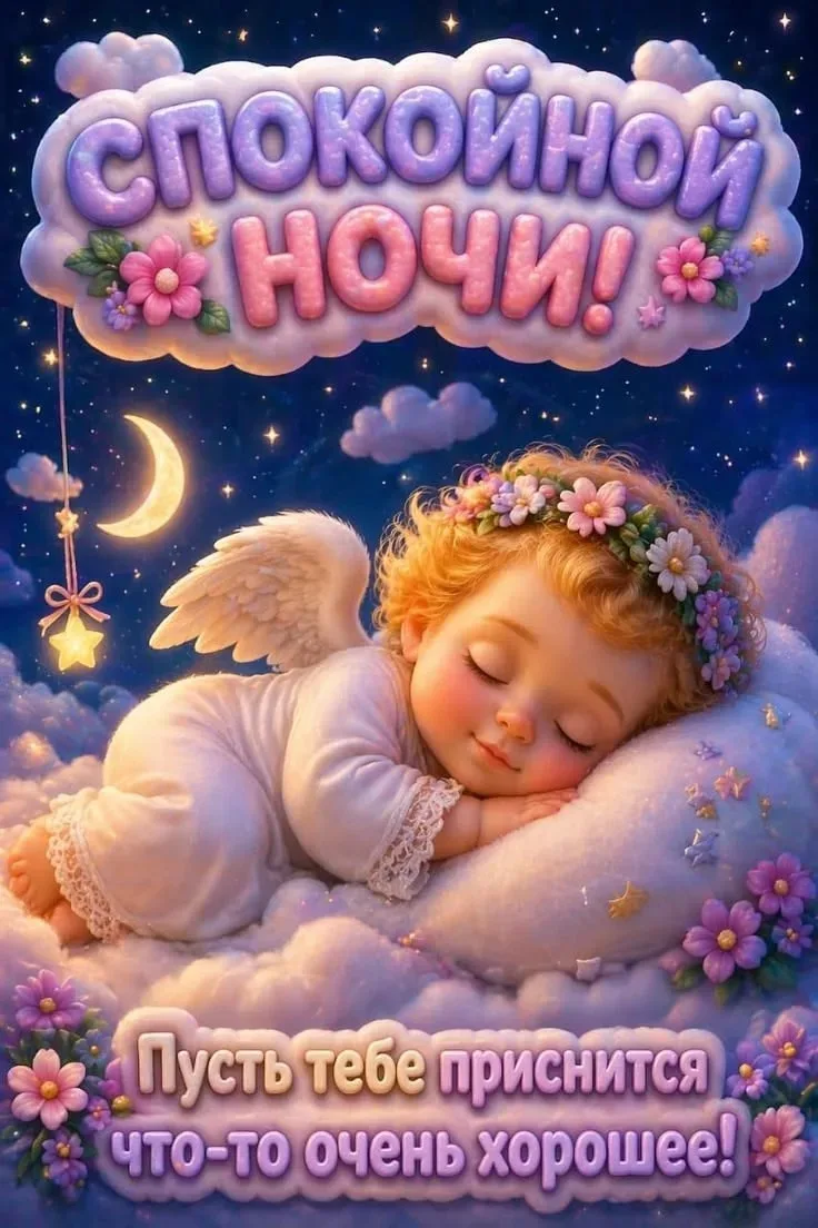 Доброй ночи! ✨

Желаю хорошо отдохнуть, отпустить все тревоги и проснуться утром с лёгкостью на душе