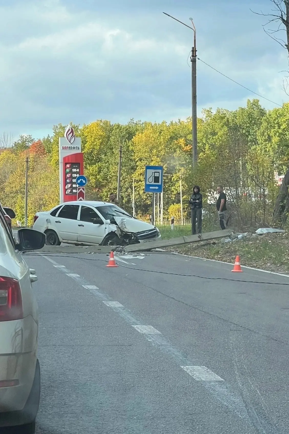 ДТП на выезде из Борисоглебска