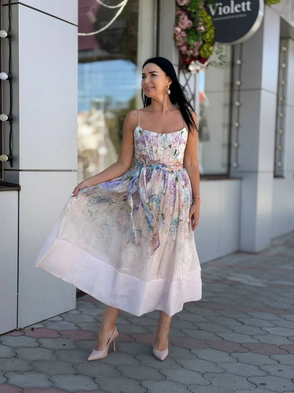 Очень нежное платье с цветочным принтом 🌸