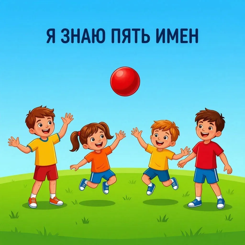 На оздоровительной площадке нашей школы  весело и шумно.По плану подвижные игры: "Я знаю 5 имён... П