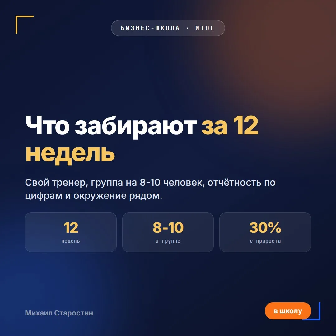Что забирают за 12 недель 🔥