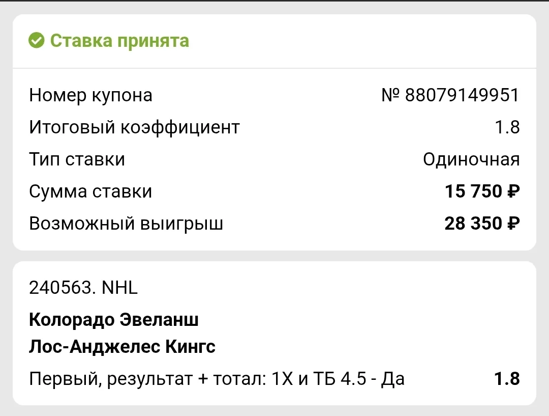 Хоккей 🏒