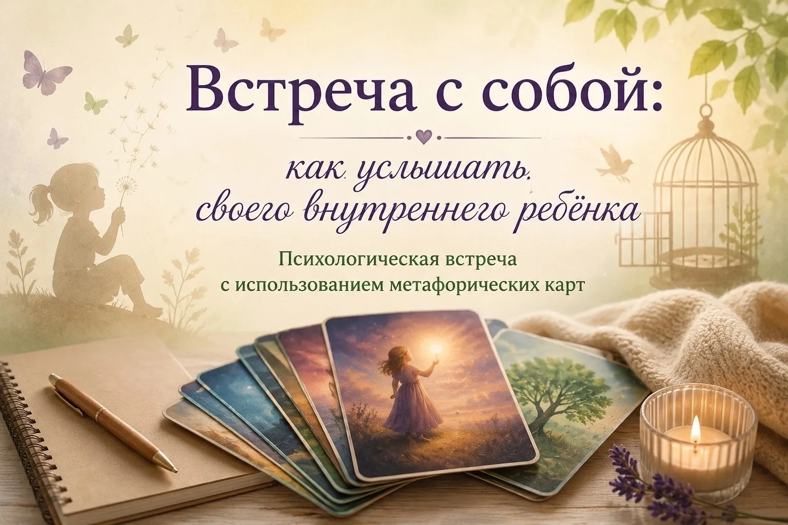 🌿 ВСТРЕЧА С СОБОЙ: КАК УСЛЫШАТЬ СВОЕГО ВНУТРЕННЕГО РЕБЕНКА