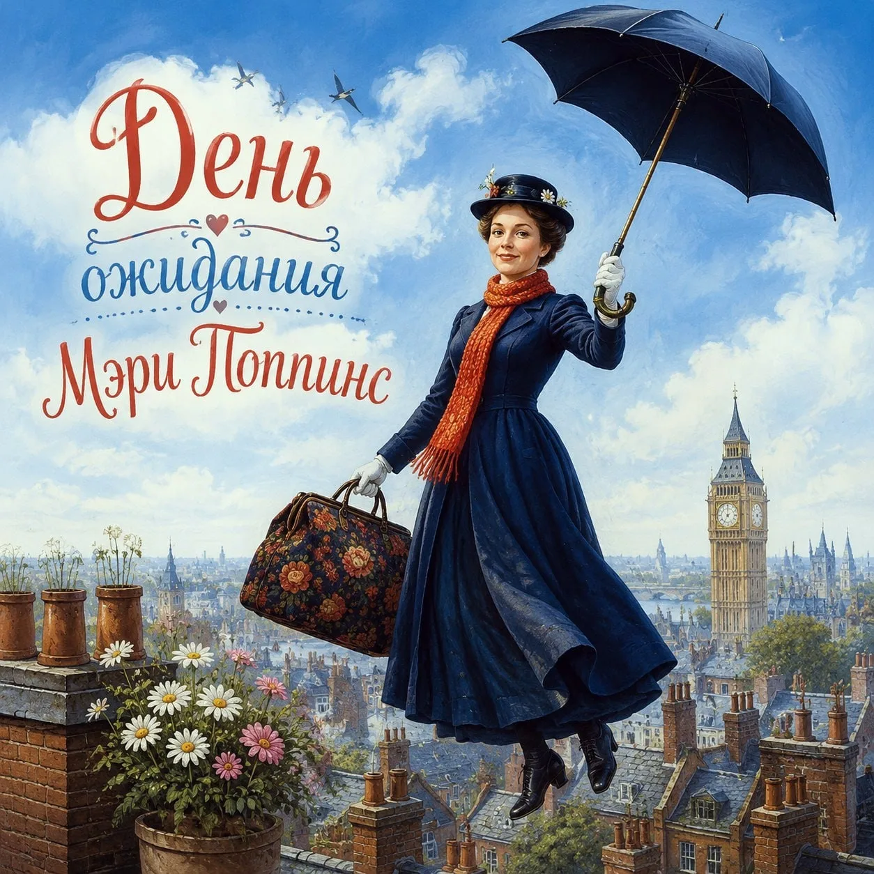 ☂️✨ 11 мая — День ожидания Мэри Поппинс  Сегодня отмечают необычный и очень уютный праздник — День о
