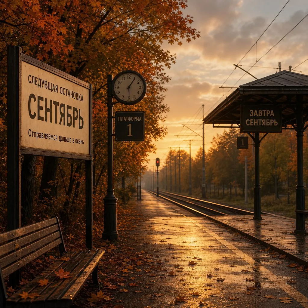 🚂 Внимание! Поезд времени прибыл на платформу «31 августа». — Конечная!