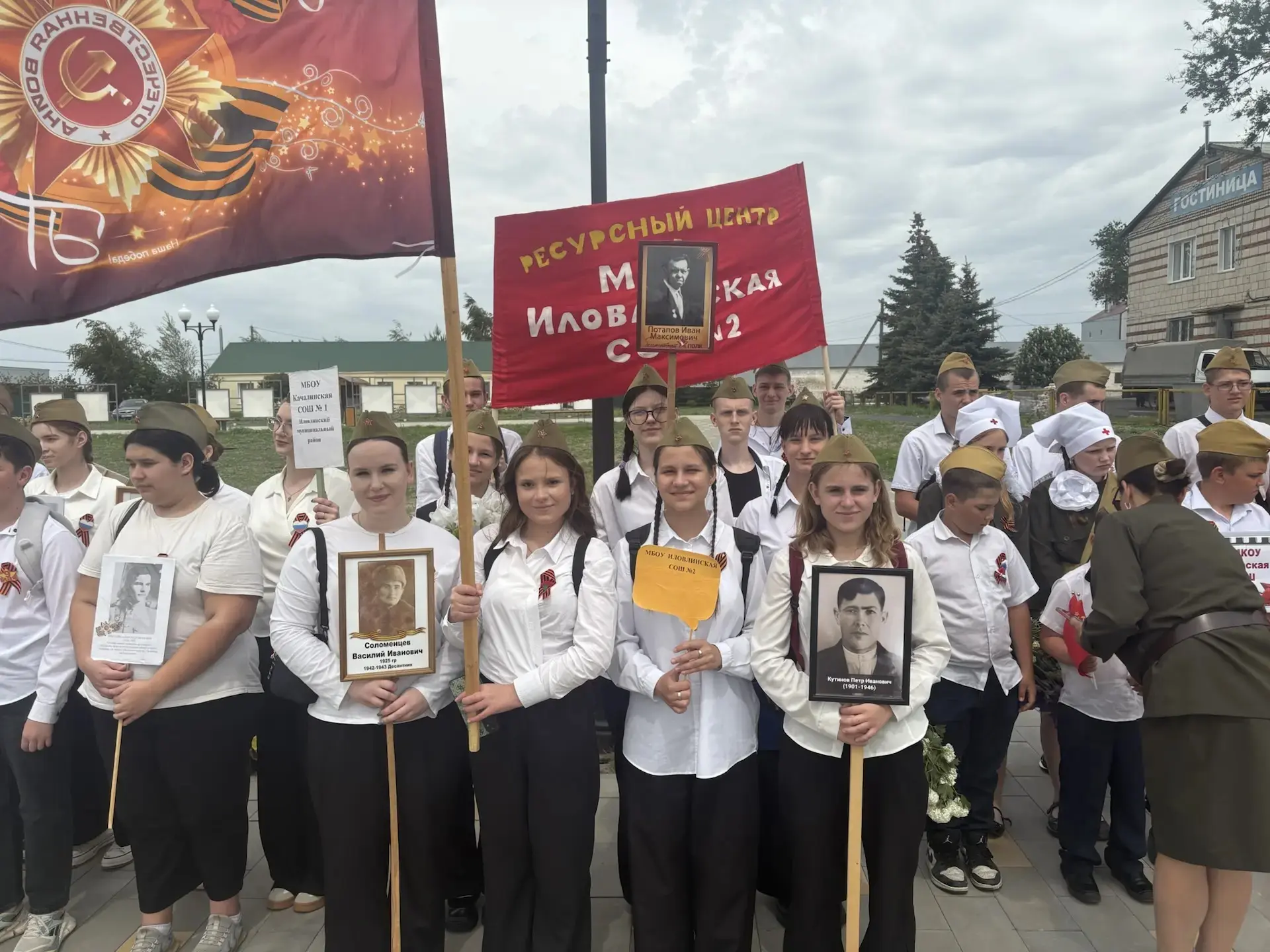 Поезд Победы. Сегодня наши 10-е классы в деле.