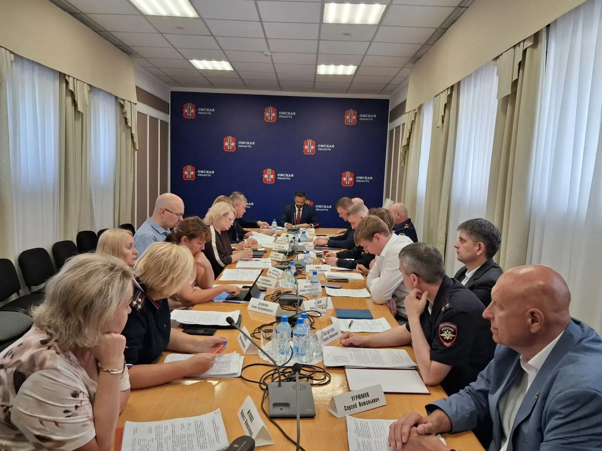 Под председательством заместителя Председателя Правительства Омской области Алексея Сергеевича Ромах