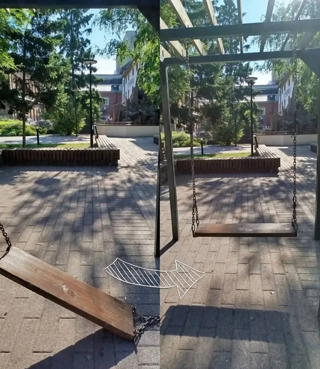 Городские пространства должны быть комфортными!🌼

На фото запечатлен ремонт скверов по адресам: 

�