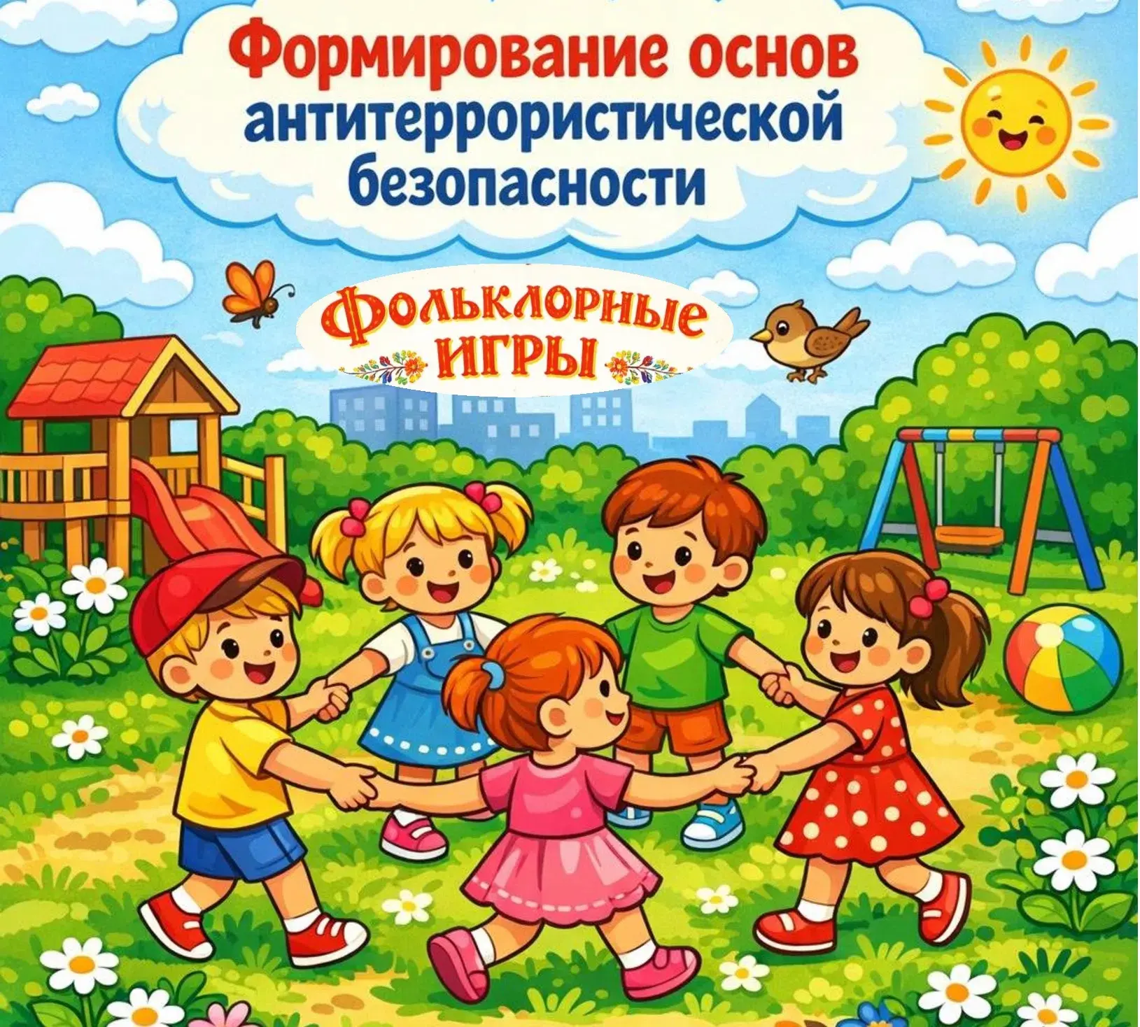 Фольклорные игры в ДОУ: учим безопасности!
