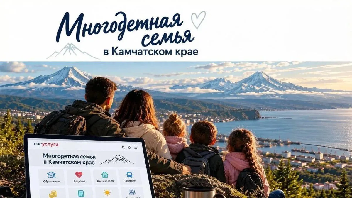 Для многодетных семей Камчатки запустили сервис на «Госуслугах»