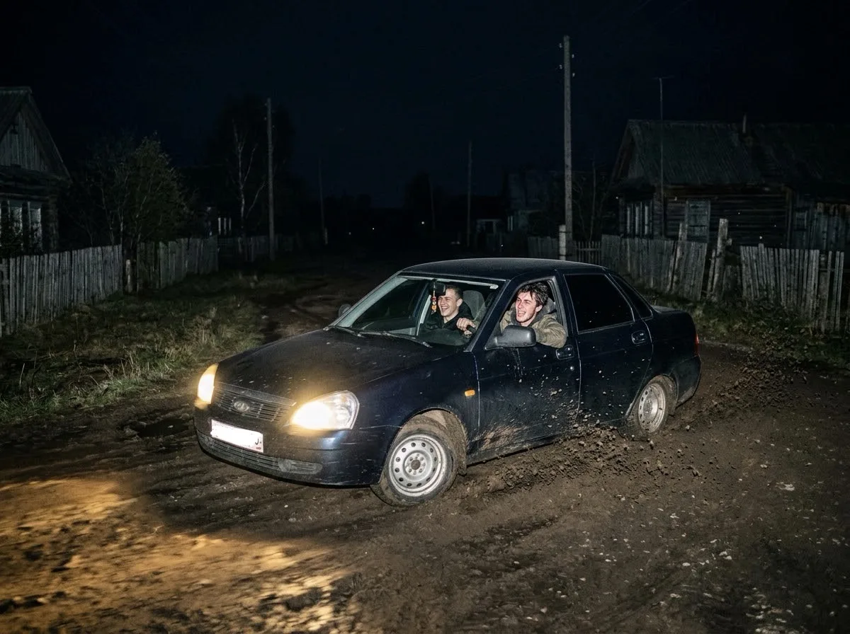 👀Ночные покатушки на чужой Приоре закончились задержанием