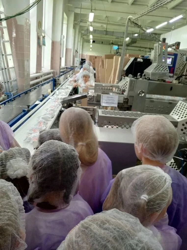 ✨26 мая учащиеся 3а и 3б класса посетили Ульяновский хладокомбинат «Морозкино».