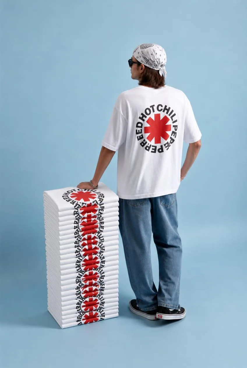 Печатаем и такое RHCP. #рокфутболки #печатьпринтов # футболкиназаказ