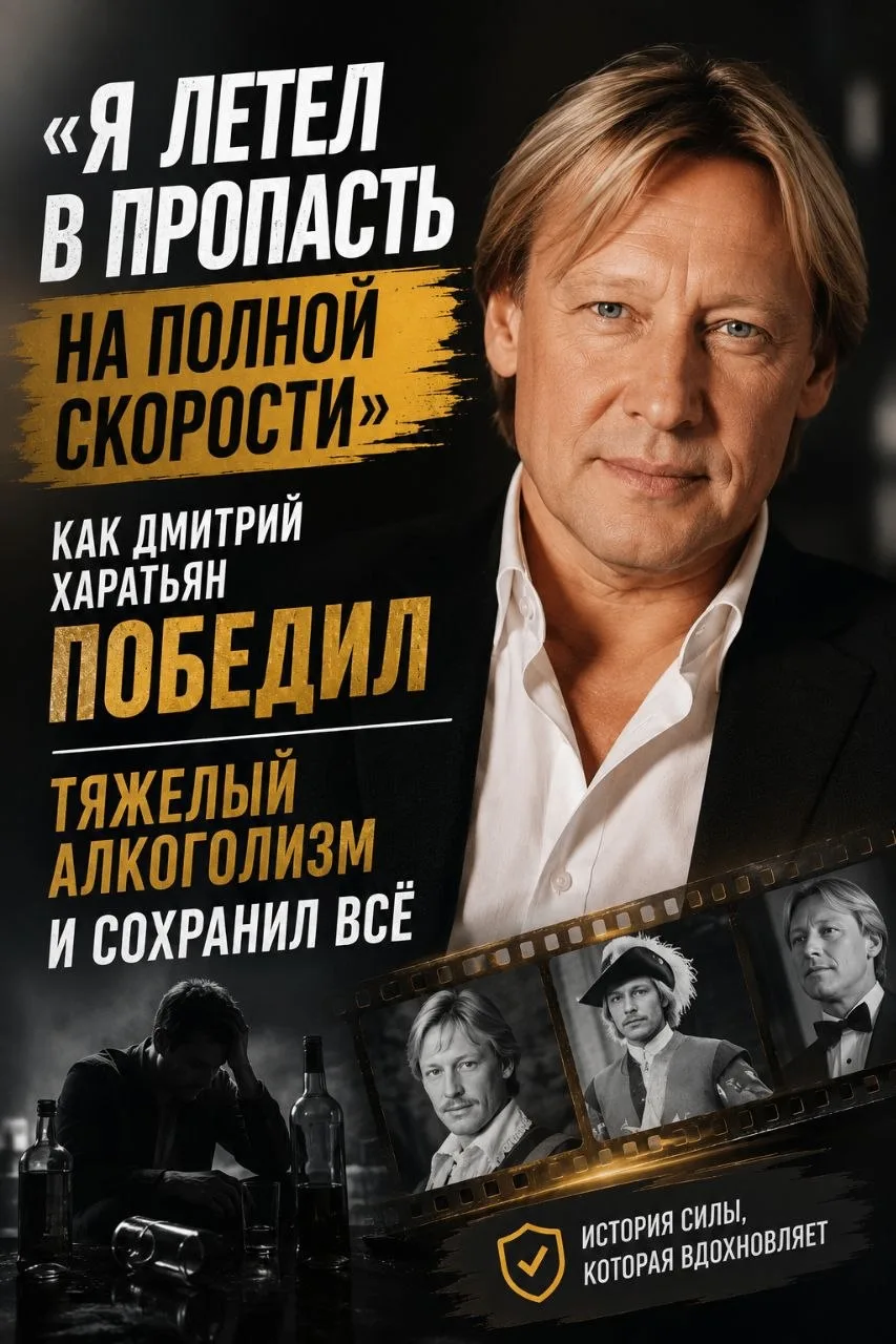 🎬 «Я летел в пропасть на полной скорости»: как Дмитрий Харатьян победил тяжелый алкоголизм и сохран