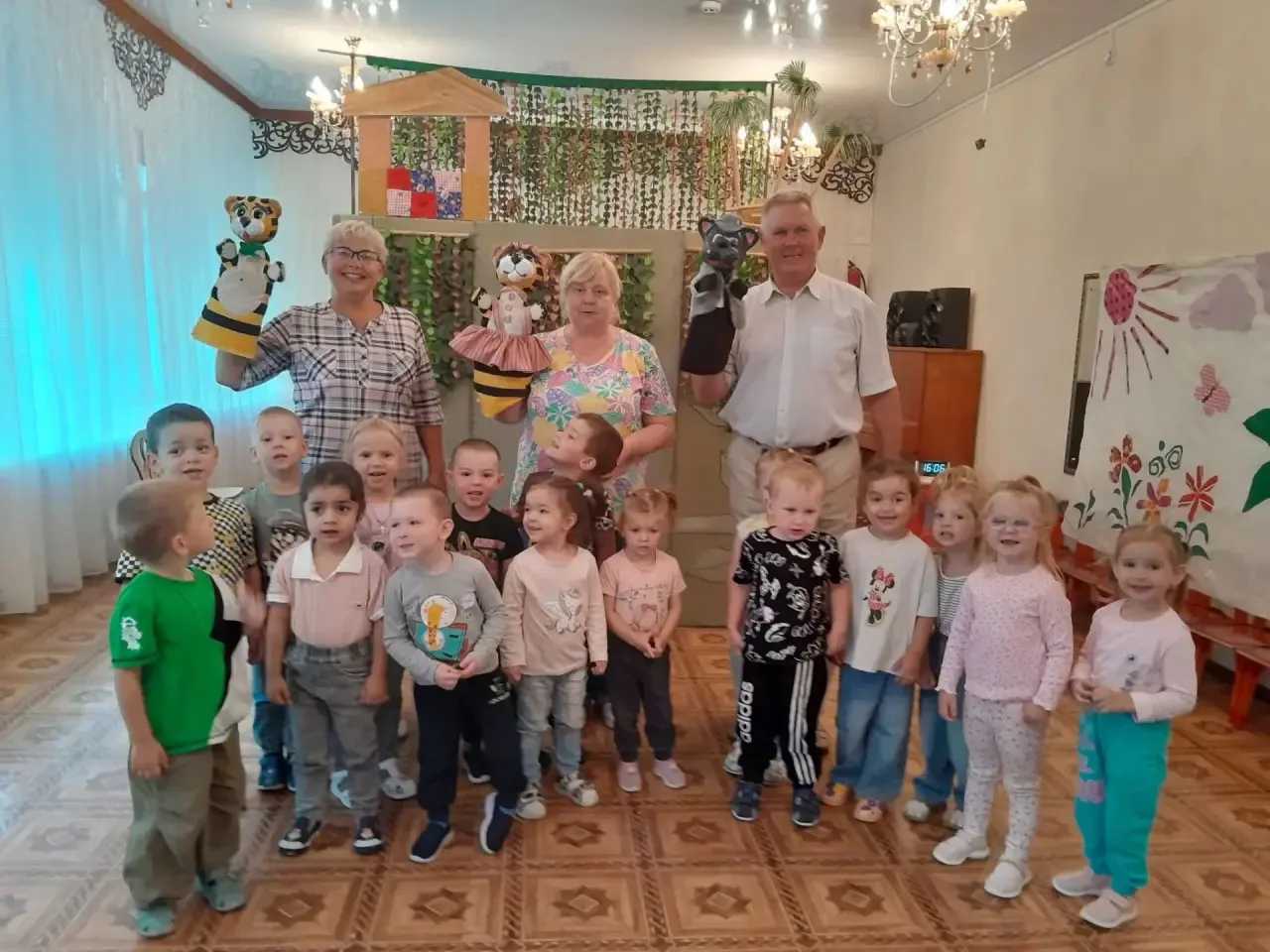 🎉🥳🎭А у нас опять премьера ! Наш детский сад посетил кукольный театр «Ан-Тошка» с зах...