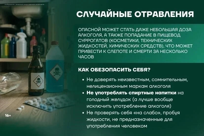 ** СЛУЧАЙНОСТИ НЕ СЛУЧАЙНЫ: ГОВОРИМ ОБ ОТРАВЛЕНИЯХ **
К сожалению, случайные отравления — это чаще в