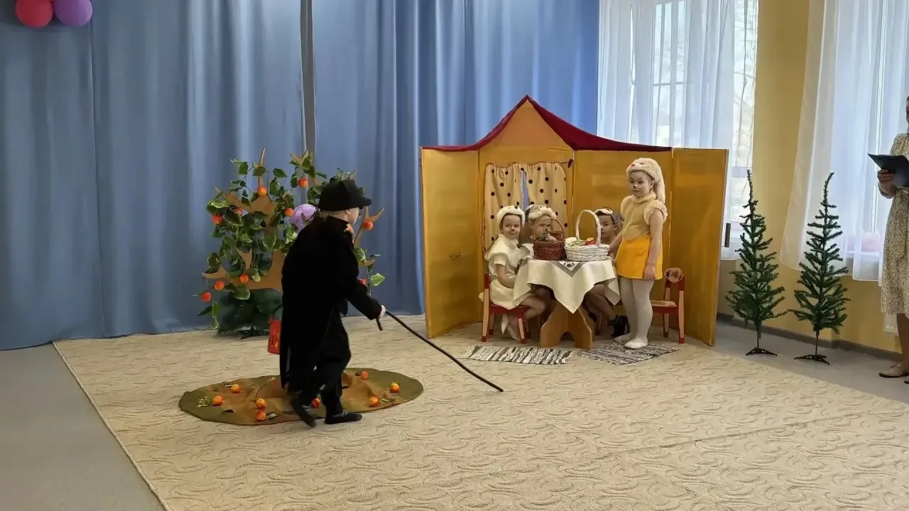 Театр, где главные герои — дети! 🎭  В детском саду «Ивушка»  (структурное подразделение МБОУ СОШ № 2
