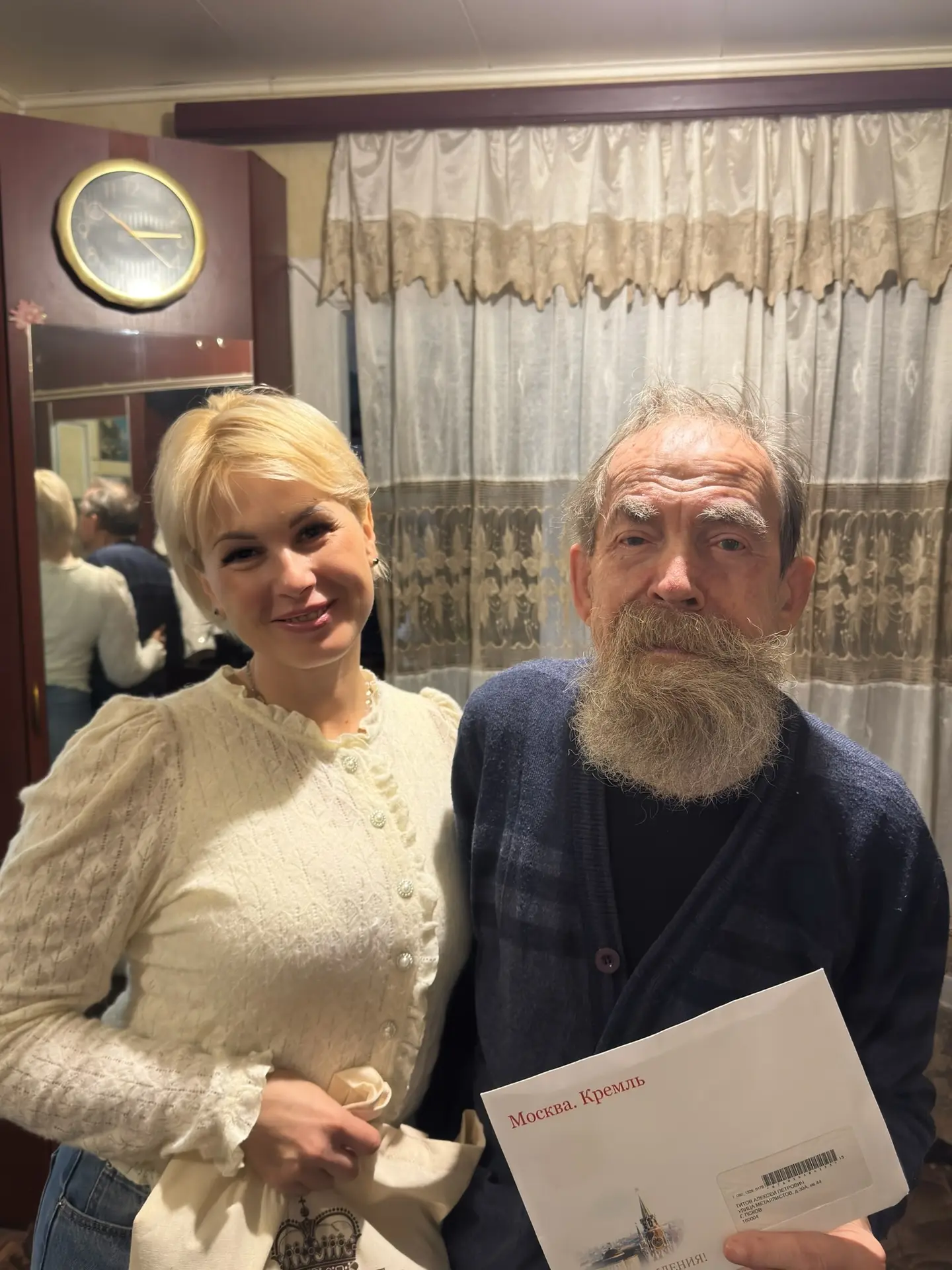 Поздравила с Днём рождения Титова Алексея Петровича — бывшего несовершеннолетнего узника фашистских 