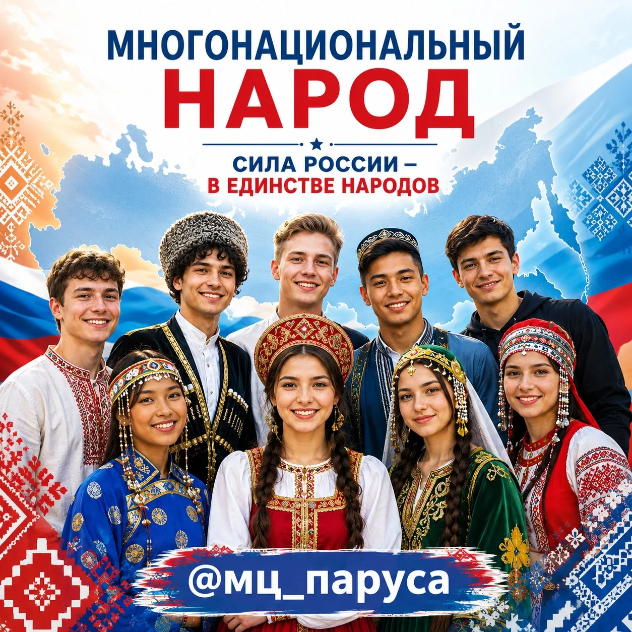 🌍 МНОГОНАЦИОНАЛЬНЫЙ НАРОД 🌍