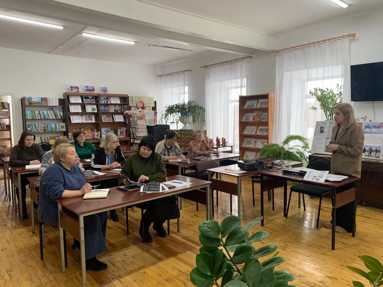 🏠📅 Сегодня в Уржумской центральной библиотеке состоялось просветительское мероприятие по повышению