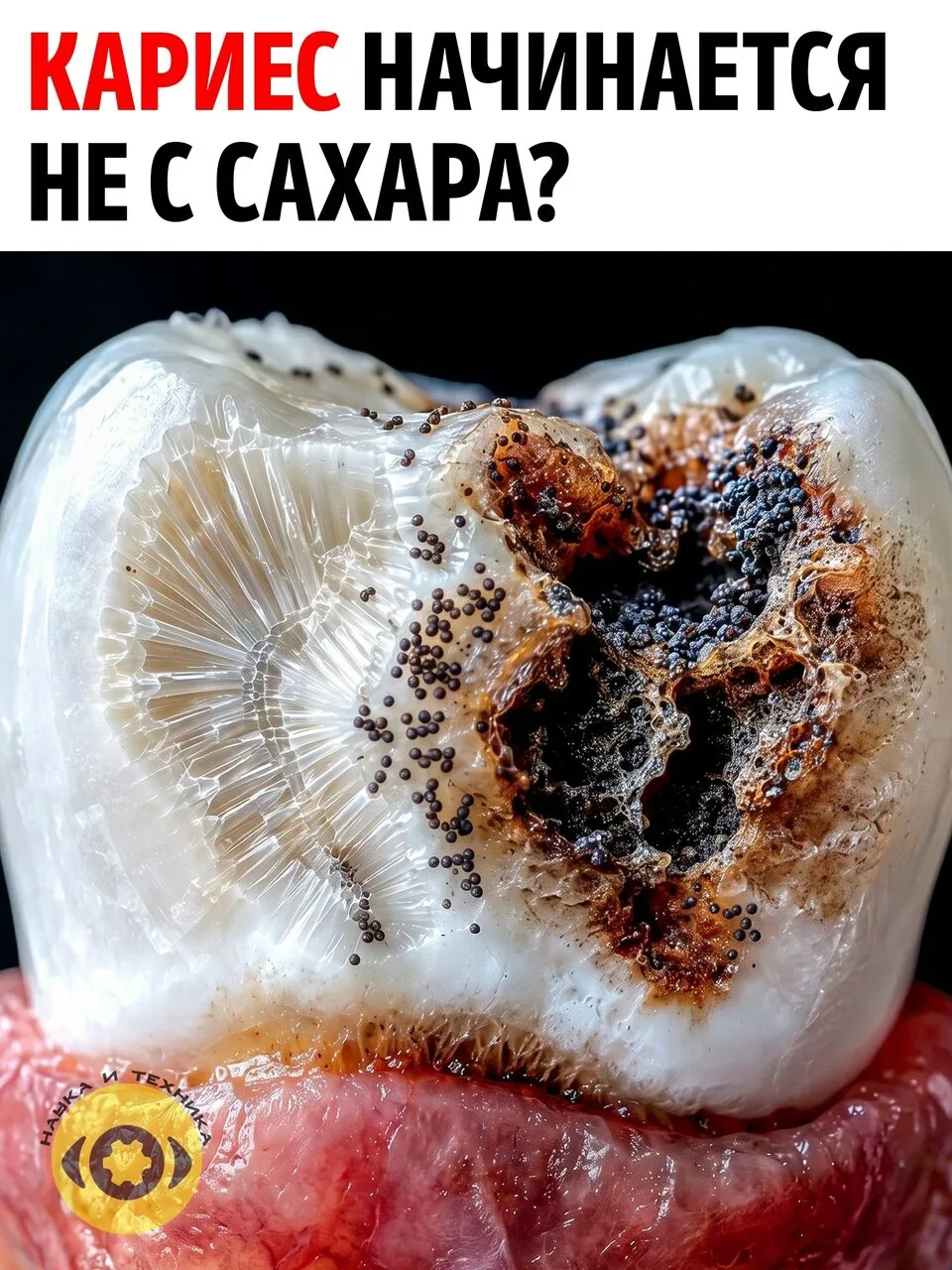 Кариес начинается не просто с сахара. Это результат целой цепочки процессов, в которой ...
