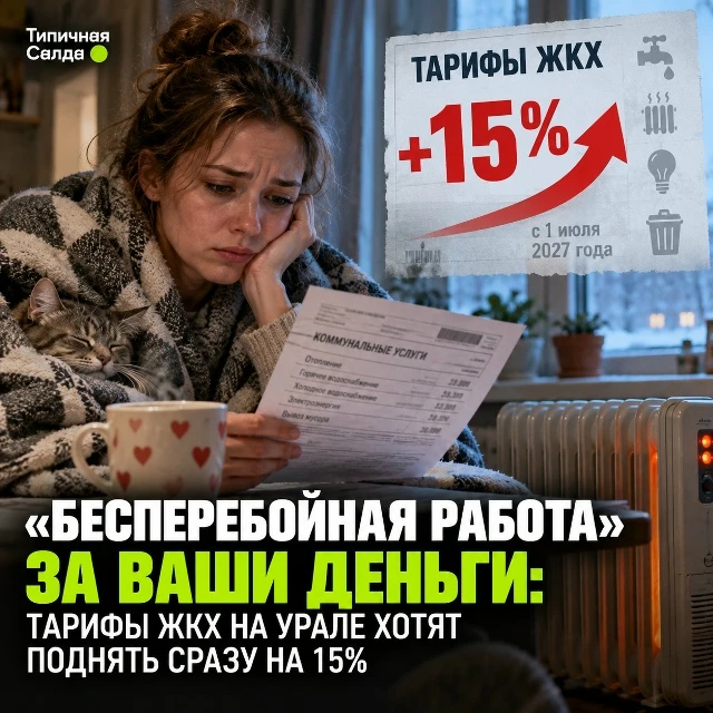 💸 «Бесперебойная работа» за ваши деньги: тарифы ЖКХ на Урале хотят поднять сразу на 15%