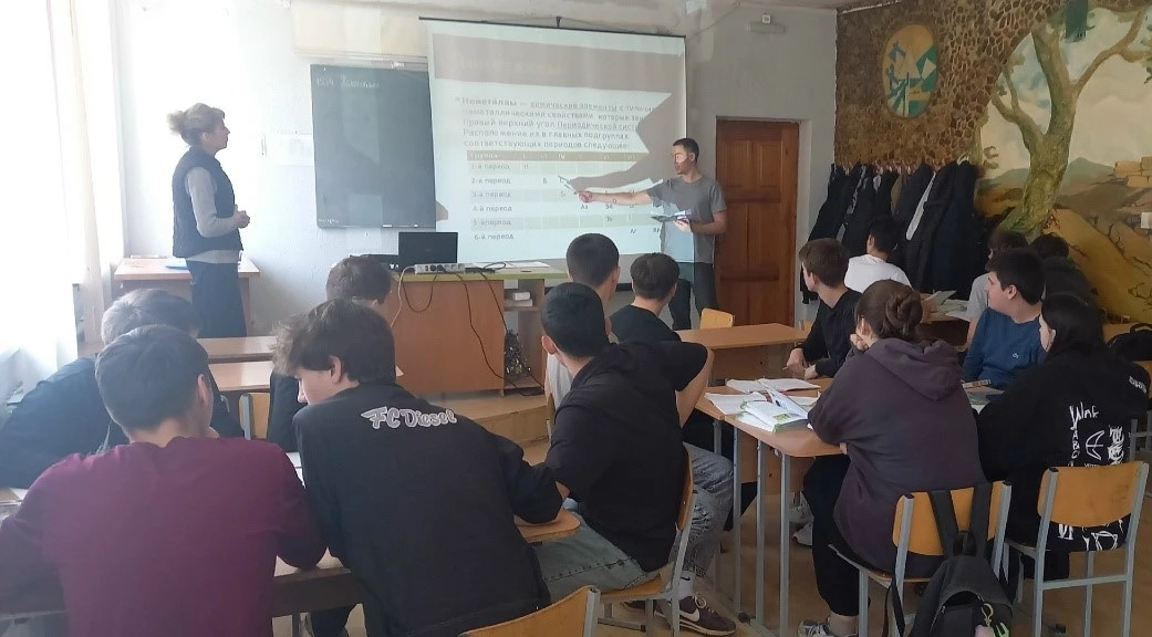 🔬 22 апреля преподаватель Корчевская Т. Н. провела открытое занятие по химии на тему «...