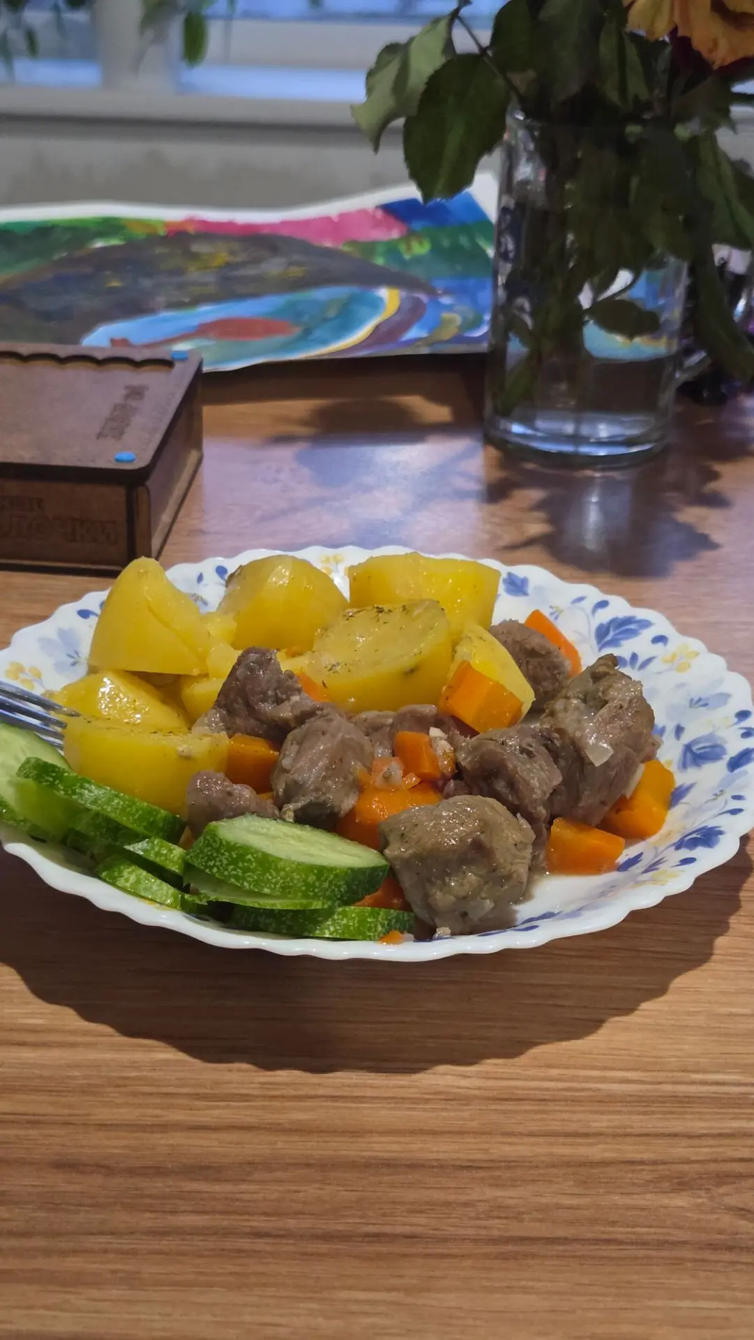 Впервые готовила это мясо🤔 Понравилось! 😋