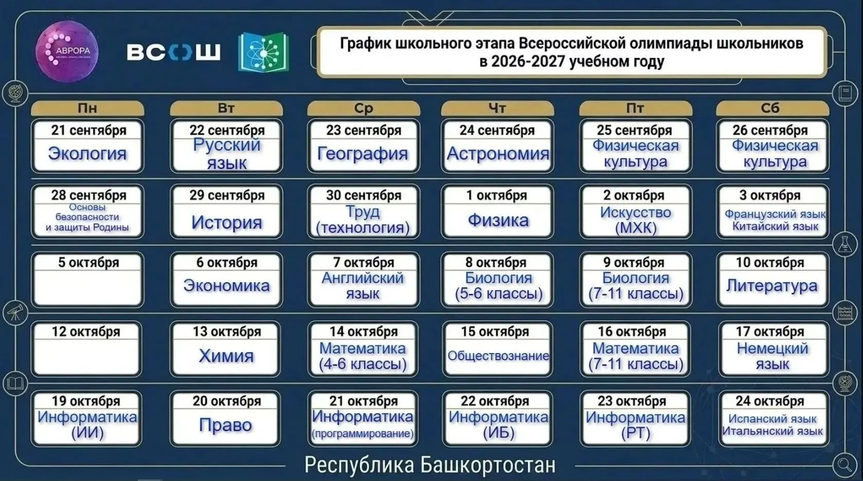 Дорогие школьники, уважаемые педагоги и наставники!