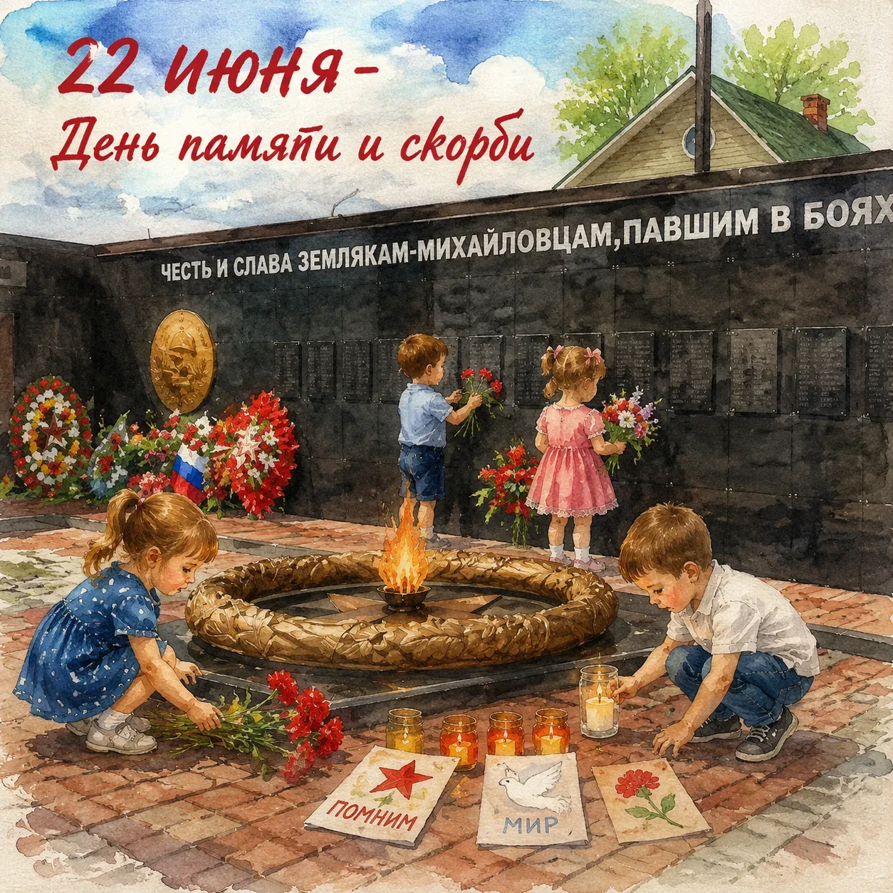 🕯️ 22 ИЮНЯ – ДЕНЬ ПАМЯТИ И СКОРБИ 

22 июня 1941 года — одна из самых скорбных дат в истории нашей 