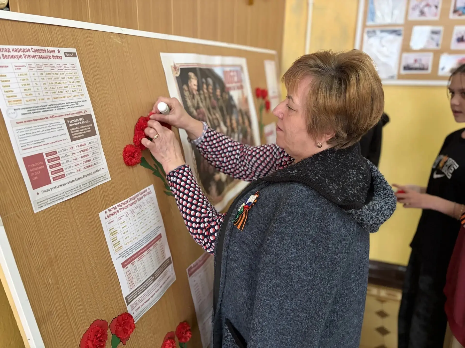 🗓️В нашей школе прошла акция «Победа, которая нас объединяет», приуроченная к Году народного единств