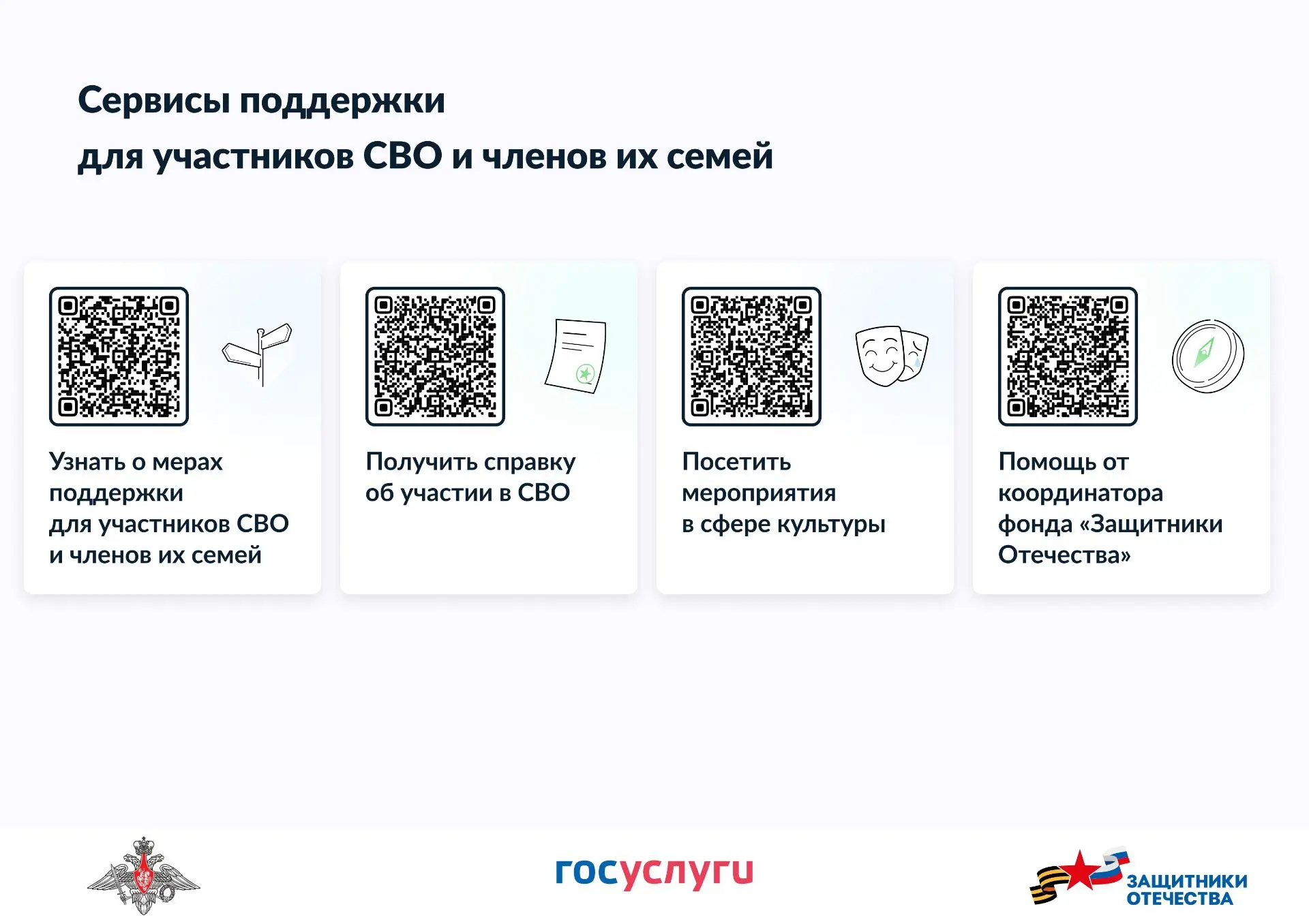 📢 Сервисы поддержки для участников СВО и членов их семей❗️

#СВО
#ГКУКарпинскийцентрзанятости

МАХ 