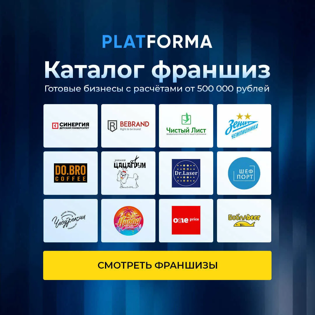 100+ франшиз — выберите бизнес для себя