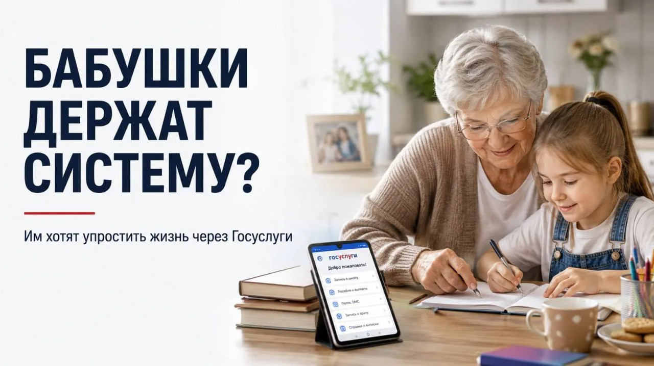 Государство признало,что страну на плаву держат бабки!

В России предложили упростить жизнь бабушкам