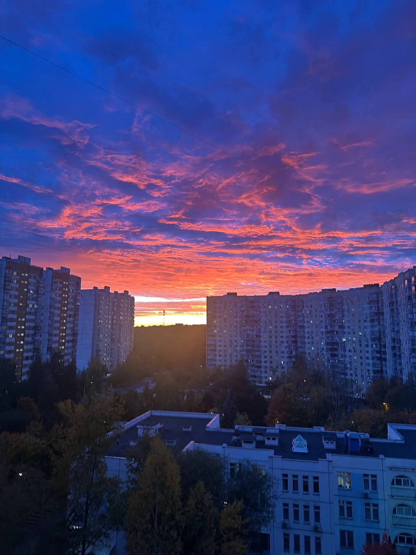 🌇 Закат из Чертаново