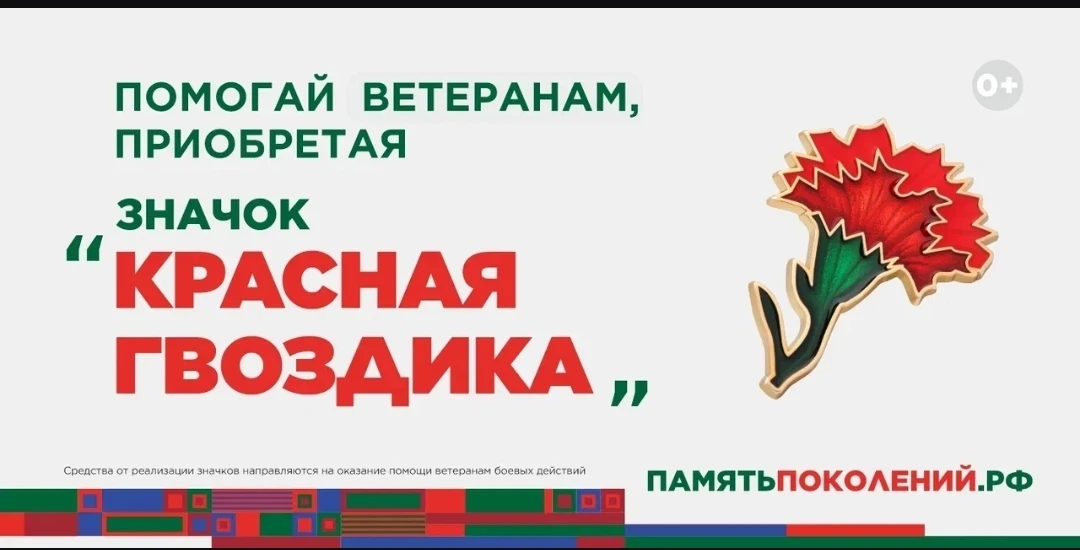 Ежегодная всероссийская акция помощи ветеранам «Красная гвоздика» стартовала 10 апреля.