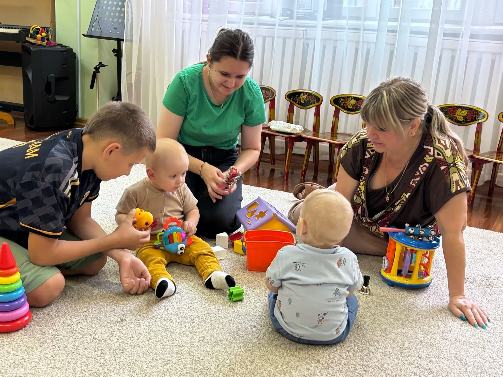 В нашем детском саду  сегодня было по-настоящему оживлённо! Мы снова принимали самых ма...