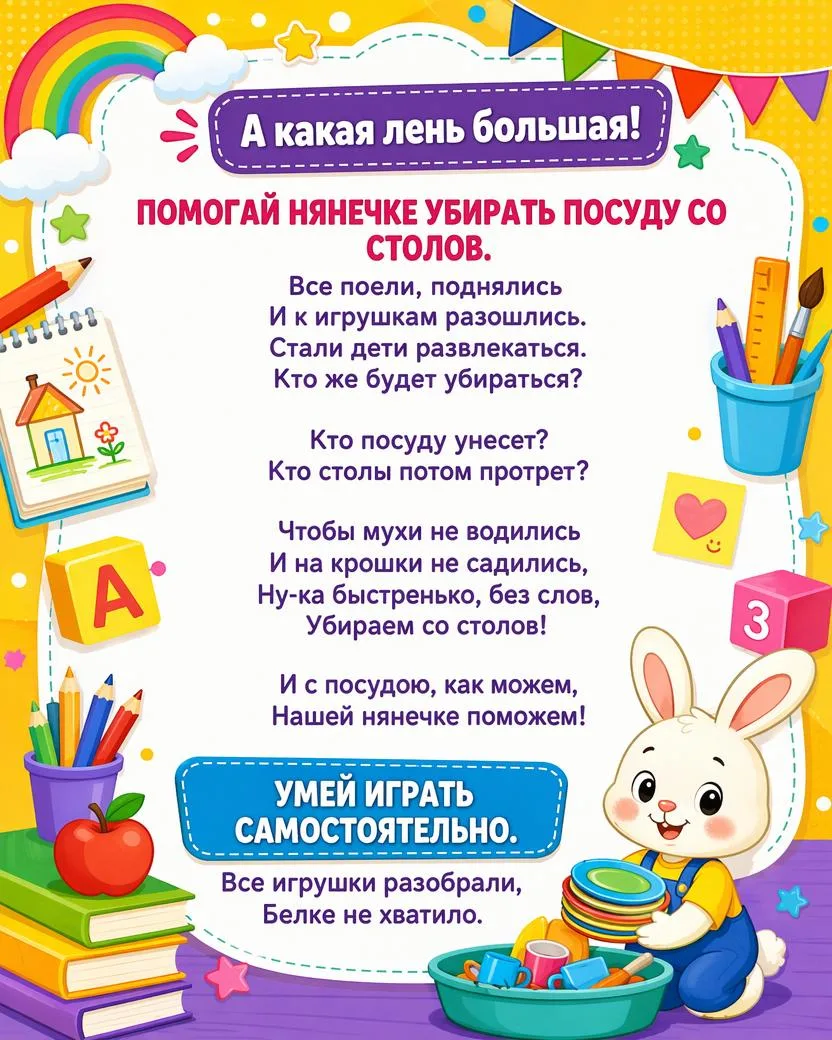 🐾 Добрые уроки для малышей