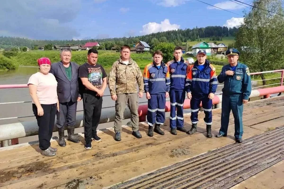 Глава Аскинского района Башкирии выехал к месту подтопления в деревне Уршады