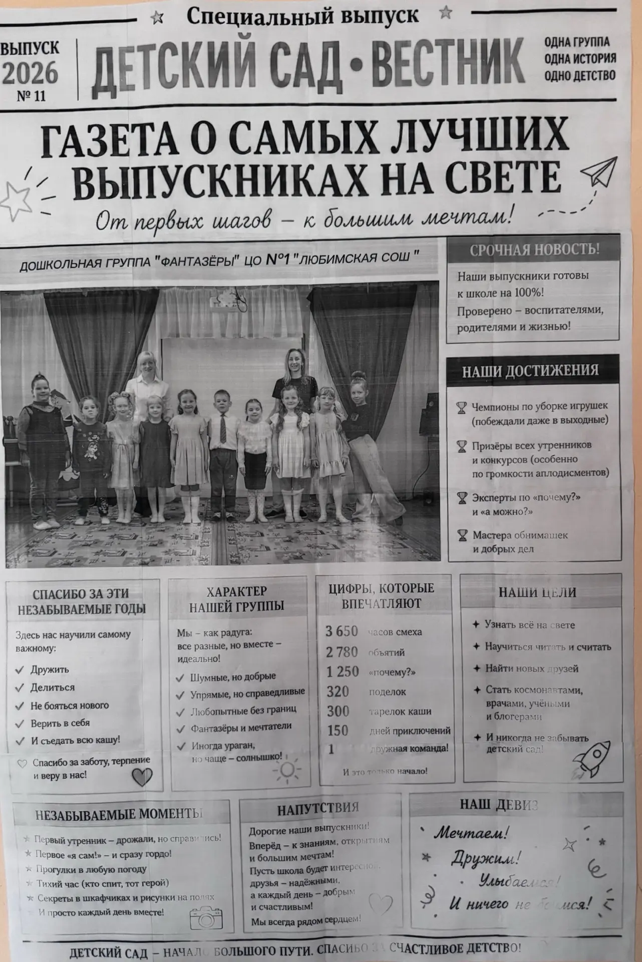 По традиции, в конце  мая, в дошкольных группах ЦО N1 “Любимской СОШ» проходит выпускно...
