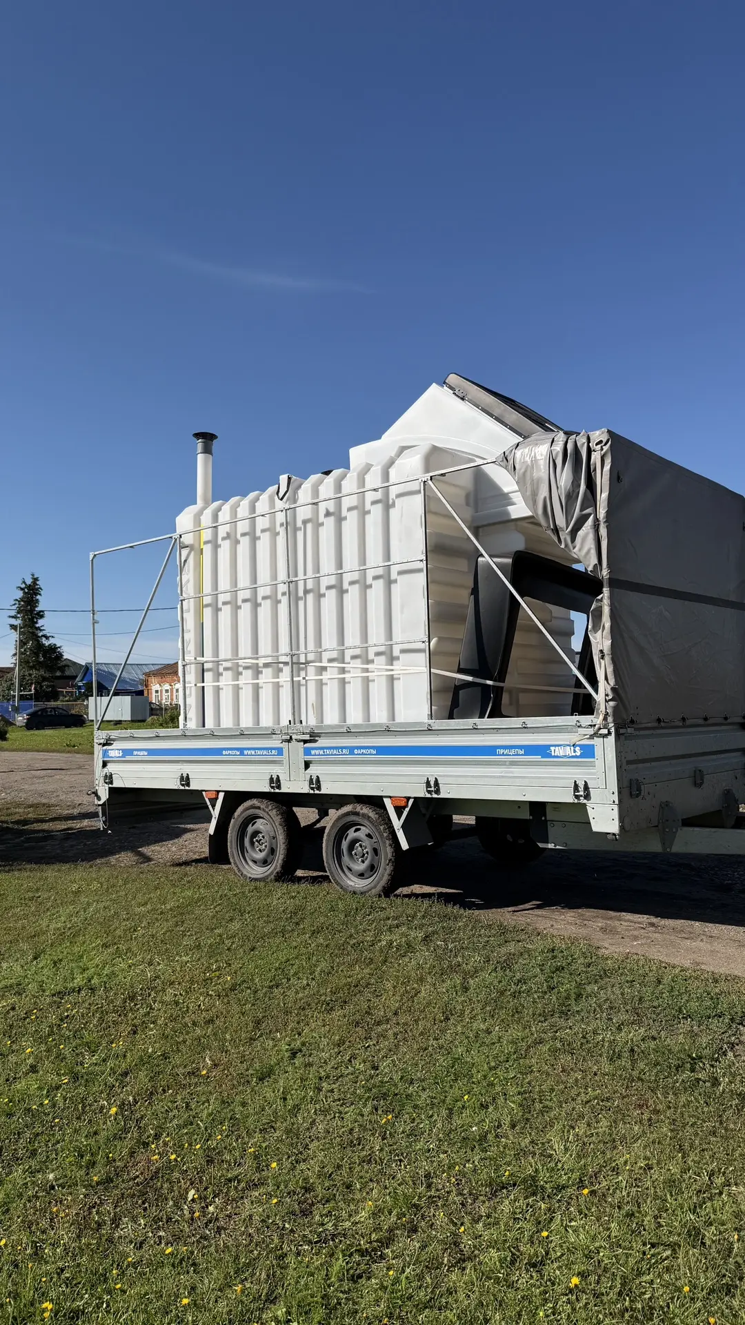 Доброе утро- приехал наш погреб🤗