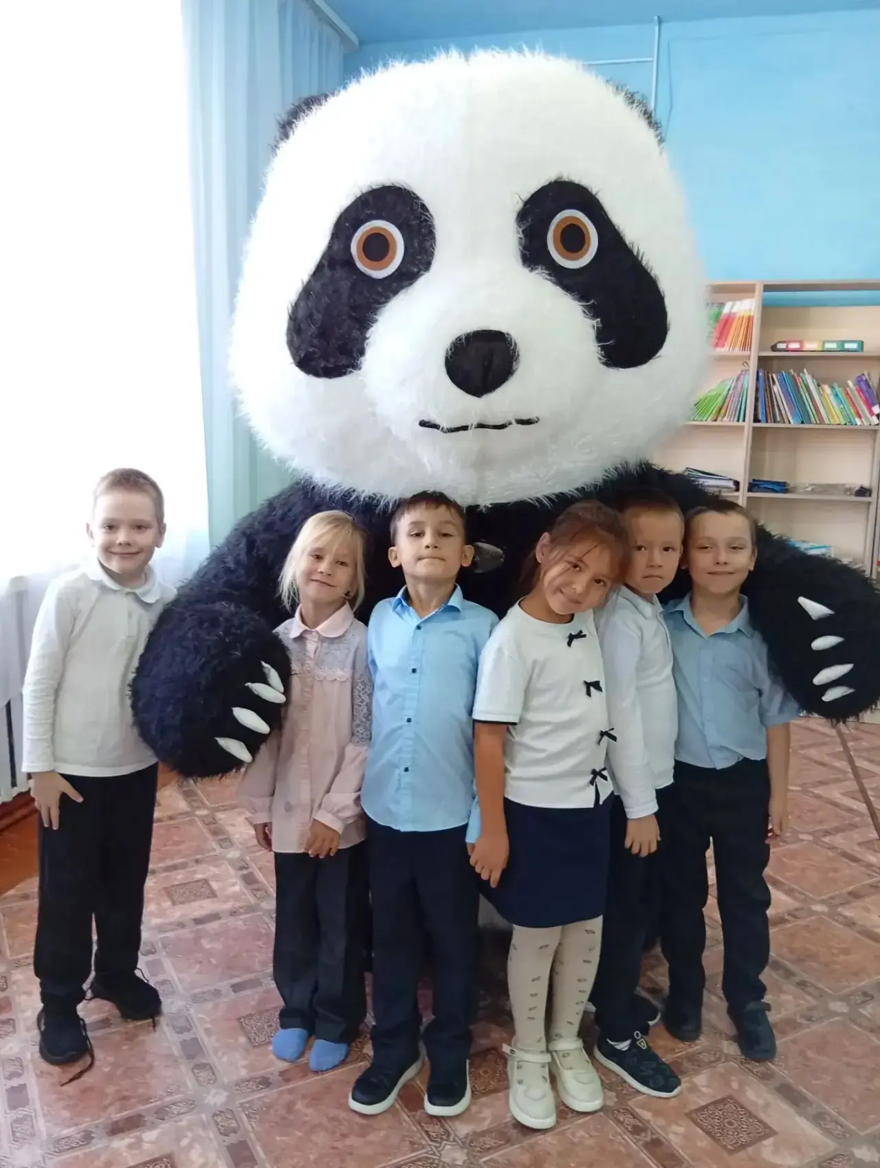 🐼 Панда в гостях у юных инженеров!