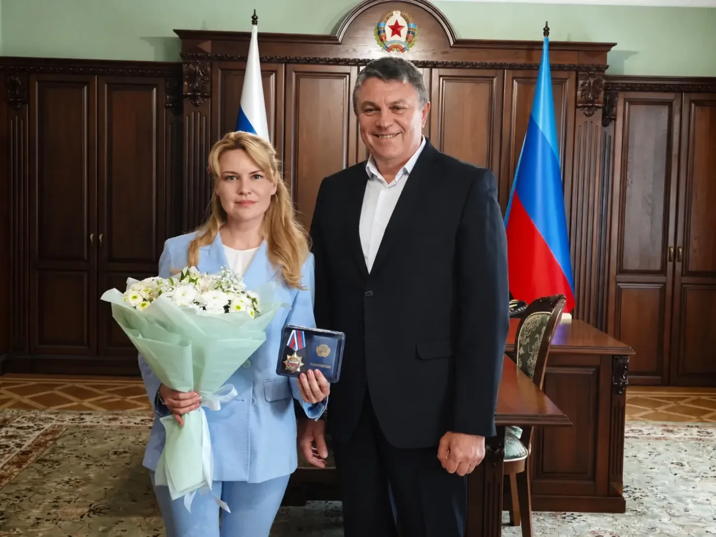 Встретился с Дарьей Сергеевной Лантратовой, которая завершает работу на посту сенатора ...