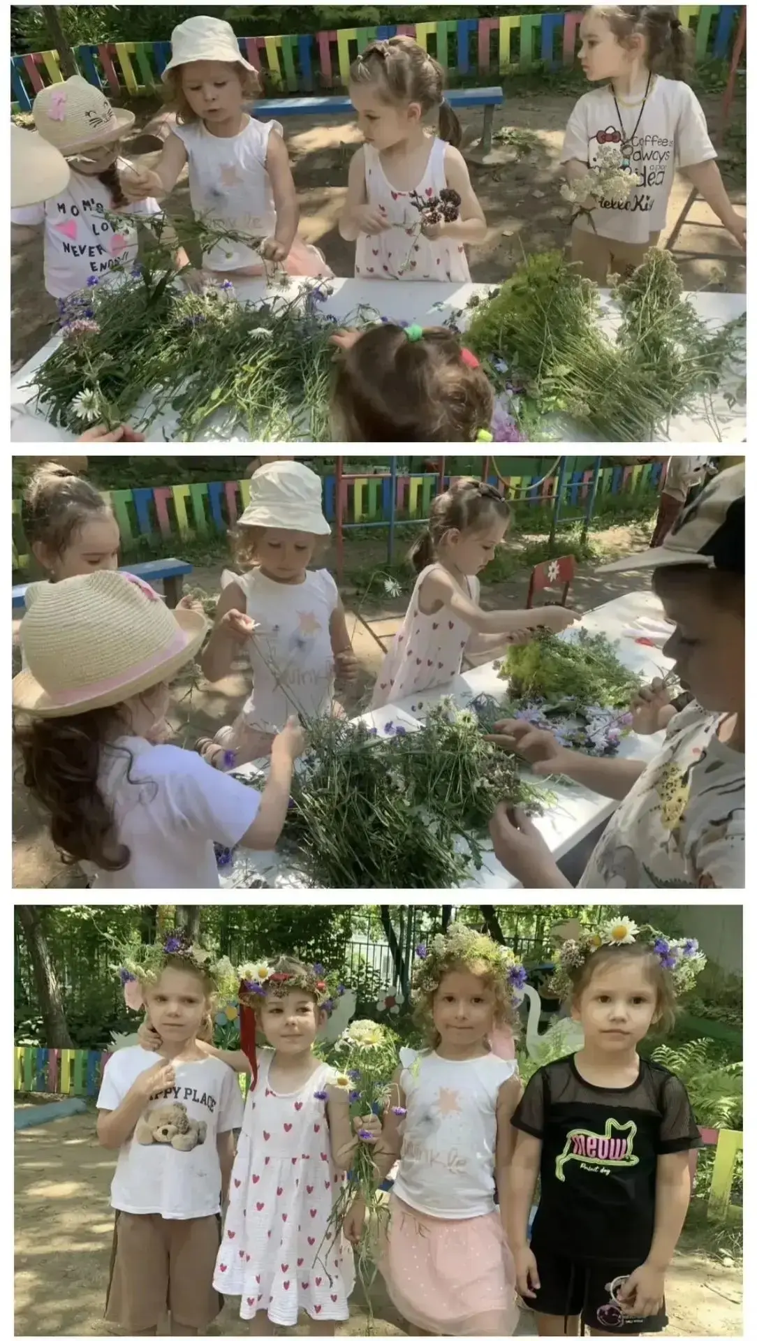 🌿 Сила природы- польза прогулок и наш цветочный мастер-класс! 

Летние прогулки в детском саду — эт