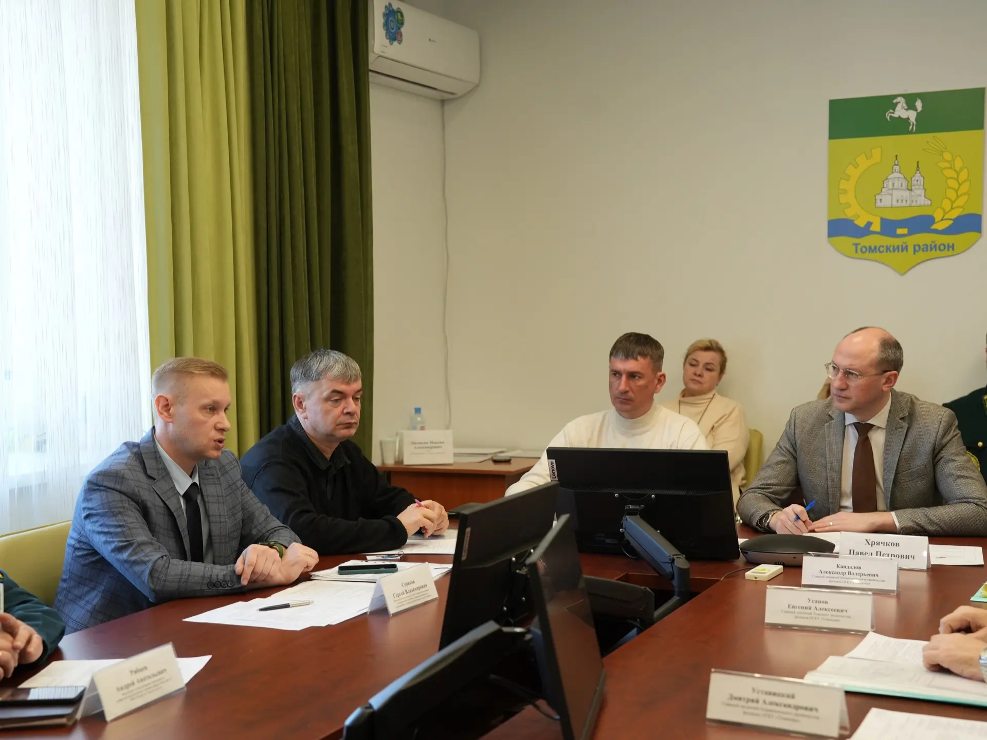 В Томском районе прошла комиссия по чрезвычайным ситуациям