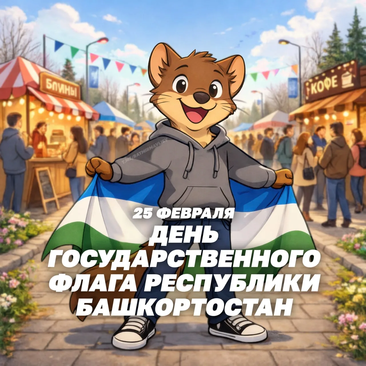 С Днём Государственного флага Республики Башкортостан!
